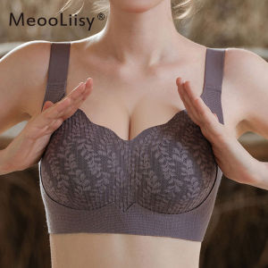 MeooLiisy Large Size M-3XL Seamless Push Up Bra for Women Wire Free Adjustable Lingerie Minimizer Thin Cup Comfortable Underwear2026