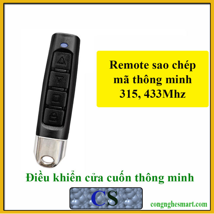 Remote Điều Khiển Cửa Cuốn Sao Chép Lệnh Nhỏ Gọn 315, 433Mhz | Lazada.vn