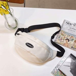 Korean Version All-match Casual Chest Bag Womens Fashion Running Waist Bag Messenger Bag