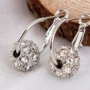 Crystal Earrings Fashion Stud Earrings Style Detox Slimming Lymphatic Health Women Jewelry Accessories