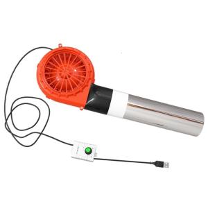 Quạt BBQ Pwm Blower 12x3.2Cm 5V 1A Lớn Lưu Lượng Không Khí dùng nguồn USB Fan tốc độ tùy biến công tắc điều khiển Cho Than Khởi Động