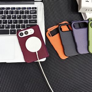 Luxury Original Tech Woven For Magsafe Phone Case For iphone Duo Foldable iPhone Wireless Charging Shockproof Cover