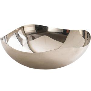 Stainless Steels Bowl Metal Salad Bowl Dining Table Centerpiece Decorative Bowl Modern Basket Enduring
