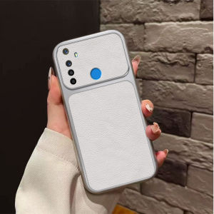 Business Lychee Leather Case for Realme 5 5i 6i 5s Pure Color Shockproof Camera Protection Cover