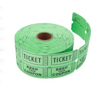 500pcs Kupon Undian Tiket Masuk Bisa Menulis Voucher Sobek Multifungsi Tiket Event Kupon Hadiah