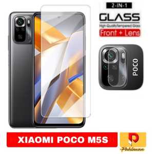 PROMO PAKET 2 IN 1 Tempered Glass XIAOMI POCO F5 / XIAOMI POCO X5 5G / POCO M5S 2022 Anti Gores Kaca Clear