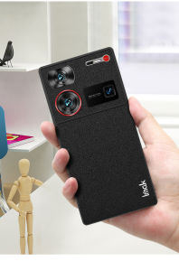 ZTE Nubia Z60 Ultra 5G - LX-5 High End Designer Luxury Case Full Coverage Hard Casing Carbon Fiber Cross Grain Woven Fashion Pattern Black Duel Layer Light Slim Protection Shock Resistant Lanyard Hole Button Anti Skid Fingerprint Impact Mobile Phone Hand