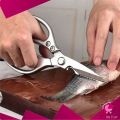 BabyShop-C976 Gunting Dapur Serbaguna Stainless Tahan Karat / Gunting Ayam Ikan Daging Sayuran. 