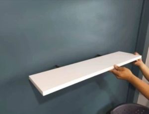 【Quick Shipping】Floating shelves 80x20cm Wall-mounted Strong and Large CapacityRack Display w/ metal support