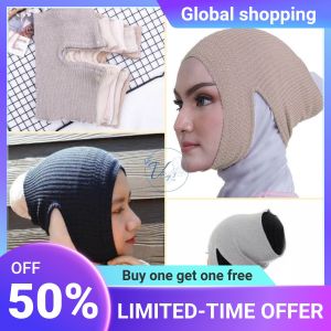 PAKET ISI 5 PCS - INNER BANDANA RAJUT ANTI BUDEG CIPUT DALAMAN KERUDUNG HIJAB ANBUD