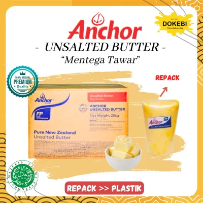 Anchor Unsalted Butter - REPACK 500 g - Pure New Zealand / Mentaga Tawar