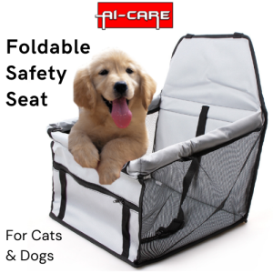 Pet Travel Car Seat Bag Waterproof Foldable Safety Seat for Puppy Cat Kitten