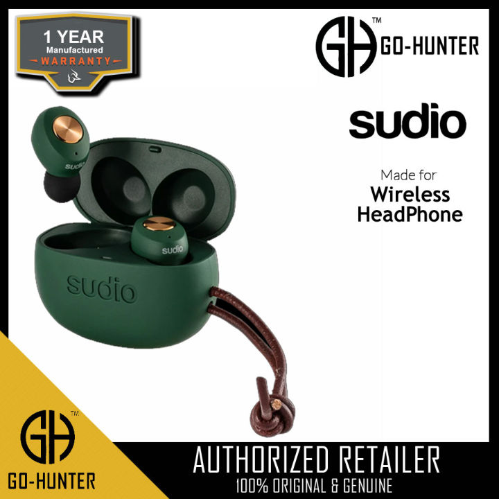 Sudio TOLV True Wireless Earbuds Instant pairing Green