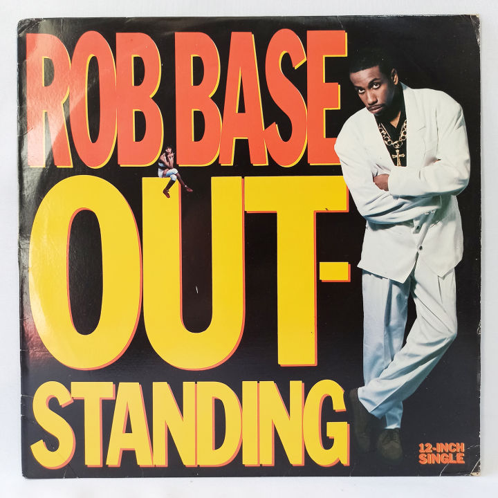 Rob Base ‎- Outstanding - Vinyl Record Plaka LP 12