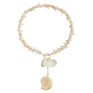 Beach Vacation Delicate Ocean Beads Necklace Comfortable Neck Suitable for a Marine Inspired Look