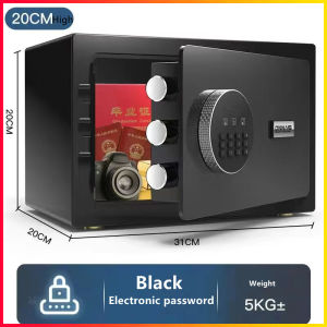 Large Safe Box Fireproof Waterproof Heavy Duty Fireproof Safe With Fireproof Bag Digital Keypad and Spare Keys Security Home Safe For Documents Firearm Money Valuables
