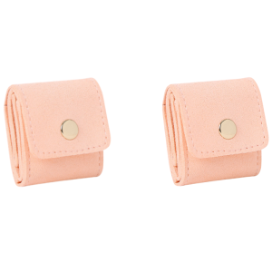 Microfiber leather luxury compartment storage bag Zipper Jewelry Organizer Foldable Jewelry Storage Bag for jewelry nice goods