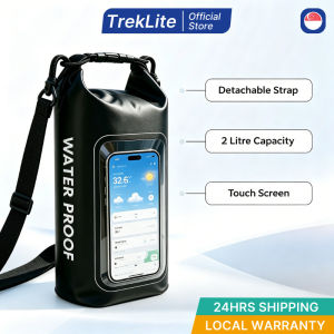 Large Capacity PVC Waterproof Dry Bag Touch Screen Window Roll Top Closure Surfing Diving Water Sports Gear