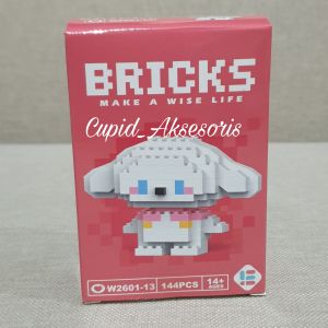 DIY SUSUN BLOK BANGUNAN MINI KARTUN BRICKS DIY MAINAN BALOK NANO BLOCK MODEL KARTUN BRICK TOYS DIY BALOK