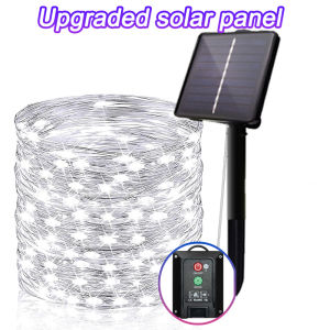 22M 200LED Solar Lights Solar Garden Light Christmas Lights Outdoor Fairy Lights LED Light String Waterproof for Christmas Garden Party Decoration  Christmas Decoration