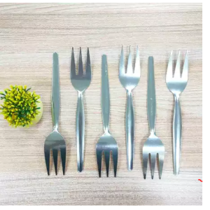 HEAVY-DUTY STAINLESS STEEL SERVING UTENSILS OVER-SIZE THICK FORK SPOON LADLE MAKAPAL MATIBAY MURA