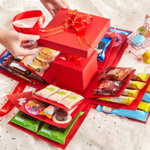 [Chandrae] Bất ngờ nổ hộp handmade lắp ráp Snack hộp quà tặng cho DIY Giáng sinh ngày Valentine sinh nhật Quà tặng kỷ niệm ngày cưới