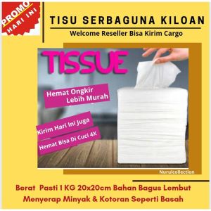 Tisu 1kg Tissu Kompor Bisa Di Cuci Kembali - Tissue Serbaguna - Tissue Menyerap Minyak dan Kotoran Tisu Ajaib - Pusat Tisu TSG MURAH Lebih Hemat Di Ongkir Murah Terlaris