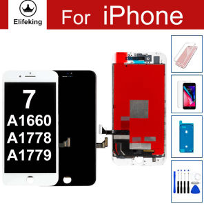 Top Quality For iPhone 7 A1660 LCD Display Touch Screen Digitzer Assembly LCD Replacement Parts + Free Tempered Glass+ Repair Tools