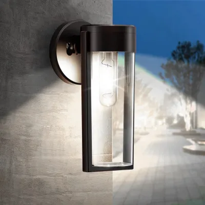 Vimite LED Wall Solar Lights Outdoor Fence Solar Garden Lights Deck Lights Decor Waterproof Solar Backyard Garden Patio Yard Porch Deco