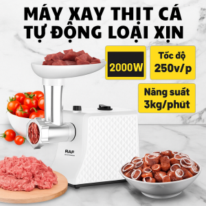 Máy Xay Thịt Đùn Thịt Cá Tự Động Chuyên Dụng Siêu Khỏe – Hiệu Suất Cao Chạy Êm Tiết Kiệm Điện