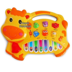 Piano Bisa Menyalah Music & Funny Sound Animal Paradise 1602A | Mainan Anak Anak Piano Good Friend Give The Child Animal Farm Piano | Mainan Edukasi Anak Bayi Bermain Sambil Belajar | Mainan Edukasi Anak