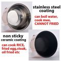 HOMEKING | Rice Cooker /1.8L Non Stick Multifunction Electric Cooker with 2 Button /Steamer Frying Pan /Portable Pot /Periuk Nasi. 