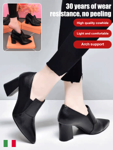 Shoes Stylish and Elegant Soft Leather Flat Shoes Enhance Your Face Value High Quality Leather