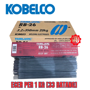 [Ecer 33 Batang] Kawat Las RB-26 3.2mm