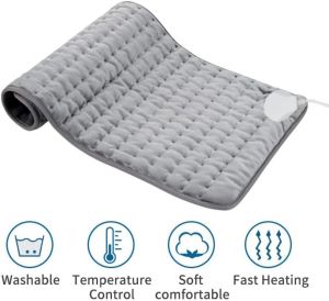 exeter thermo pad แผ่นประคบร้อนไฟฟ้า ปรับอุณหภูมิได้ แผ่นหินร้อนไฟฟ้า แผ่นความร้อน 9 ระดับ มี 2 ขนาด 30x60cm/40x76cm นำเข้าจากเกาหลี รับประกัน 2 ปี