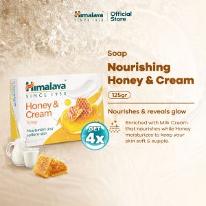 [Bundle of 4] Himalaya Soap Nourishing Honey & Cream 125g