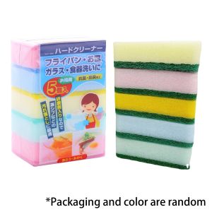 Home Kitchen Cleaning Pad Dishwashing Sponge Clean Scrub Sponge decontamination Dishwashing Sponges