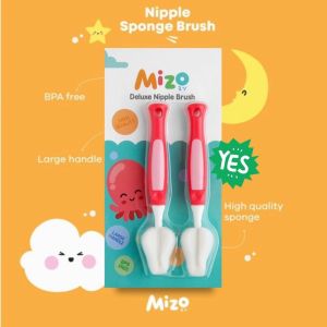 MIZO Sikat NIPPLE Sponge Isi 2