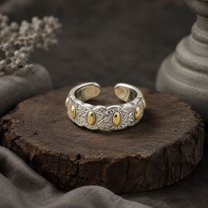 Seven Seeds Ring Wealth Protection Lucky Charm Finger Ring Blessing Prosperity Amulet Ancient Feng Shui Jewelry Accessories