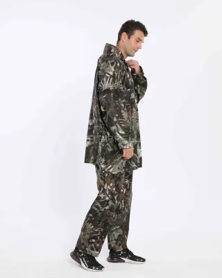 Jas Hujan Stelan Motif Loreng Army / Jas Hujan Backpack GRC 81034