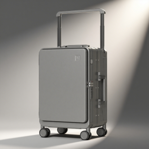 【SG Local Seller】20/24 Inch Front Open Cabin Suitcase Password Box 360° Silent Wheels Stylish Luggage