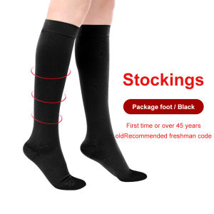 Cofoe Medical Calf Varicose Veins Socks 23-32mmHg Packed Toe Level 2 Tights Compression Socking for Mens Womens Anti Embolic Relief Edema Sock