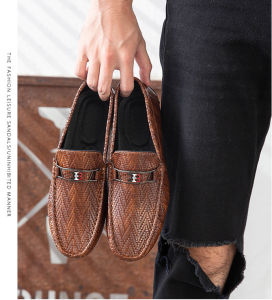 Premium shoe sepatu pria casual slip on loafers kulit import formal sp331
