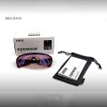 SUNGLASSES KACAMATA UVEX SPORTSTYLE 707 CV BLACK MATT-LTM BLUE OUTDOOR. 