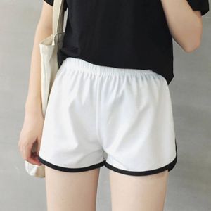 Zebina Quần short nữ thời trang với thắt lưng co giãn và phong cách tương phản