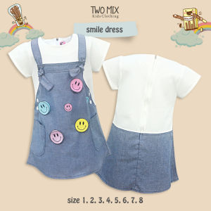 Dress Anak Perempuan Lucu - Baju Anak Cewek Jeans 1-8 Tahun 4137C 4137B