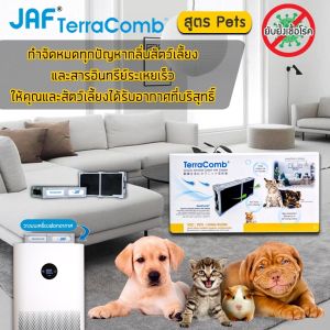 TerraComb ก้อนดูดกลิ่น กำจัดกลิ่น นวัตกรรมจากญี่ปุ่น [สูตรกำจัดกลิ่นสัตว์เลี้ยง กลิ่นสาป หมา แมว ฉี่ อึ กระบะทราย]
