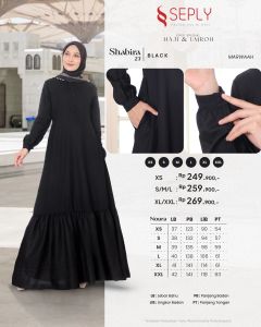 GAMIS SEPLY SHABIRA 23 DRESS EDISI SPESIAL HAJI & UMROH KEKINIAN KONDANGAN ARISAN KULIAH TERMURAHHH