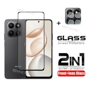 Honor X7D 2 in 1 Screen Protector+ Protector Full Cover Full Glue HonorX7D Tempered Glass Film Protection With Camera Flim Protection