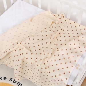 Kid Blanket Baby QuiltDouble-Layer Cotton Gauze Air Conditioning Blanket Small Quilt Childrens Clothing Blanket
